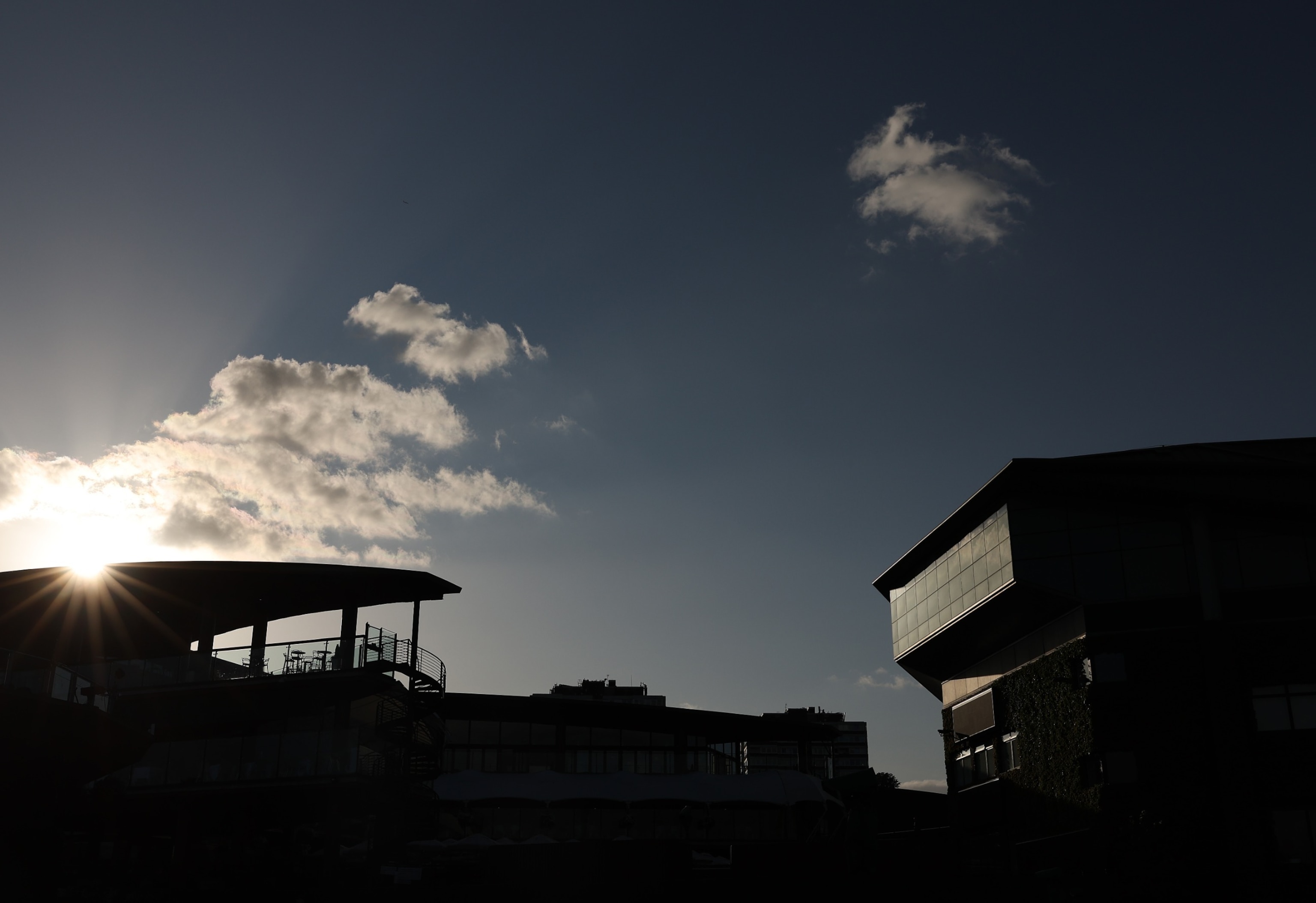 PHOTO: Views inside the grounds ahead of The Championships Wimbledon 2023 at All England Lawn Tennis and Croquet Club on July 2, 2023 in London.